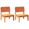 vidaXL Tuinstoelen 2 st 60x52,5x72 cm massief grenenhout wasbruin