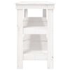vidaXL Werkbank 181x50x80 cm massief grenenhout wit