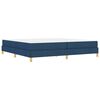 vidaXL Boxspringbed met matras Blauw 200 x 200 cm Stof