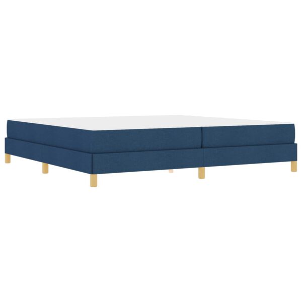 vidaXL Boxspringbed met matras Blauw 200 x 200 cm Stof