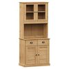 vidaXL Hoge kast VIGO 78x40x175 cm massief grenenhout