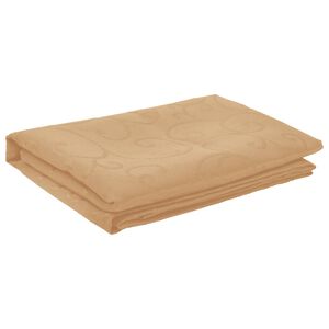 vidaXL Tafelkleed Rechthoekig Beige 110 x 140 cm