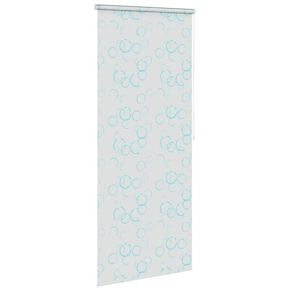 vidaXL Rolgordijn voor douche 80x240 cm bubbel