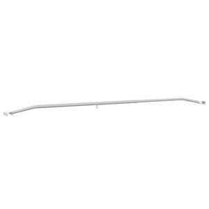 vidaXL Zeildoekbevestiging voor aanhangwagens zilver 136-218 cm