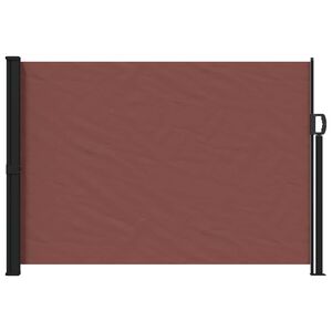 vidaXL Uittrekbaar Zijscherm 300 x 170 cm Polyester Rechthoekig Bruin