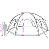 vidaXL Partytent waterdicht azuurblauw