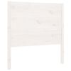 vidaXL Hoofdbord 106x4x100 cm massief grenenhout wit