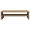 vidaXL Monitorstandaard 54x22x15 cm bewerkt hout artisanaal eikenkleur