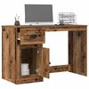 vidaXL Bureau met lade Oud Hout 50 x 115 x 75 cm Bewerkt hout