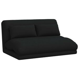vidaXL Verstelbare vlo stoelen Zwart Stof