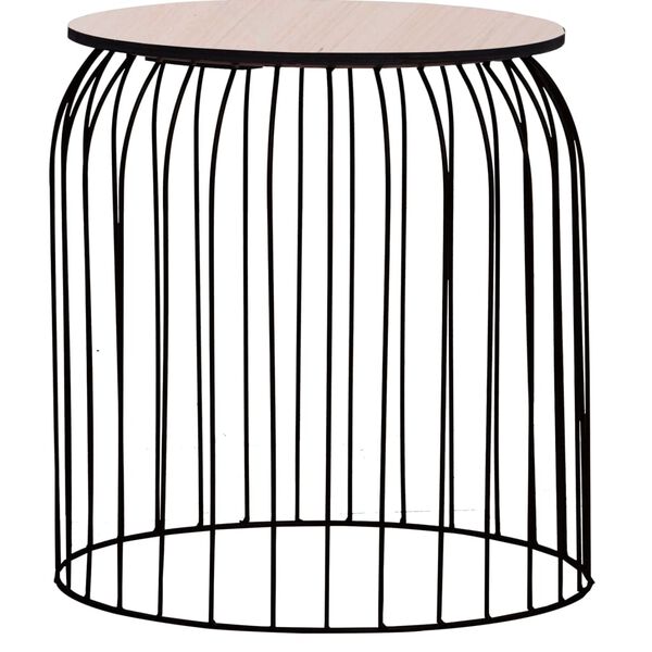 vidaXL Salontafels 3 st zwart