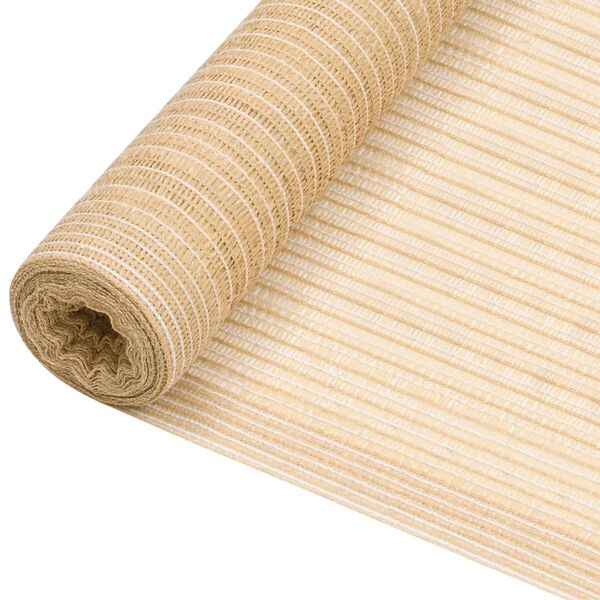 vidaXL Privacynet 75 g/m&sup2; 2x50 m HDPE beige