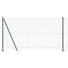 vidaXL Gelast Draadhek met Betonnen Basis 10 x 1,2 m (B x H)