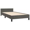 vidaXL Bedframe zonder matras 80x200 cm fluweel donkergrijs