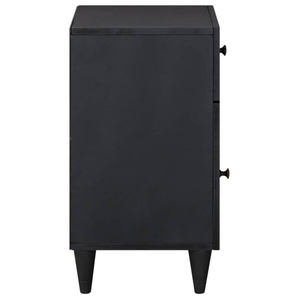 vidaXL Nachtkastje Multikleur 50 x 33 x 60 cm Massief Mango Hout