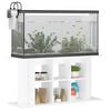 vidaXL Aquariumstandaard 120x40x60 cm bewerkt hout wit