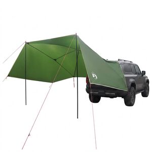 vidaXL Autotent 308 x 215 x 220 cm Groen Polyester en staal
