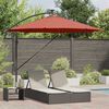 vidaXL Cantilever Banana Parasol Terracotta 294 x 294 x 248 cm