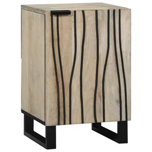vidaXL Badkamertenk te kast Wit 38 x 33 x 58 cm Bewerkt hout