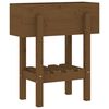 vidaXL Plantenbak 62x30x69 cm massief grenenhout honingbruin
