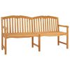 vidaXL Handgemaakte Rozenbank 180,5 x 60 x 96 cm Massief Teakhout