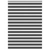 vidaXL Zebra rolgordijn 155x230 cm stofbreedte 150,9 cm zwart