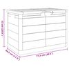 vidaXL Kussenbox 77,5x44,5x53 cm polypropeen antracietkleurig