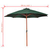 vidaXL Parasol 258 cm groen
