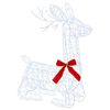 vidaXL 3D Kerst Rendier LOVIISA 280 LED's Koel wit 55 x 22 x 63 cm