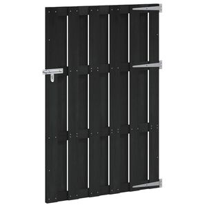 vidaXL Poort 100x150 cm HKC grijs
