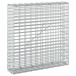 vidaXL Gabion met 5 mm Draad en 5x2,5 cm Gaas 50x10x50 cm