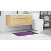 vidaXL Antislip Badmat Paars 60 x 90 cm PP