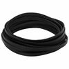 vidaXL Leren Strap Zwart 1000 x 0,8 cm Leer