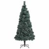 vidaXL Kunst Kerstboom met verlichting met 300 LED Groen 180 cm PET