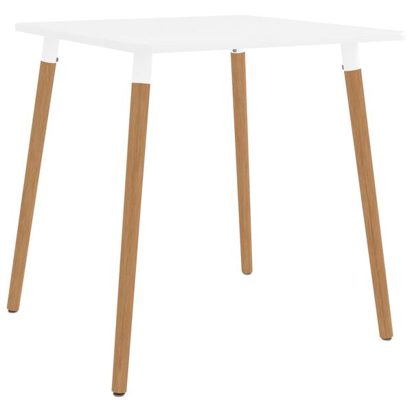 vidaXL 5-delige Eethoek wijnrood