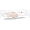 vidaXL Slaapbank zonder matras 80x200 cm massief grenenhout wit