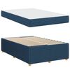 vidaXL Bedframe met matras Blauw 120 x 200 cm Stof