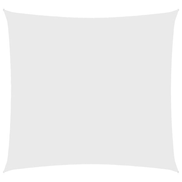 vidaXL Zonnescherm vierkant 4x4 m oxford stof wit
