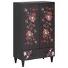 vidaXL Opslagkasten Multikleur 60 x 33,5 x 100 cm Massief Mango Hout