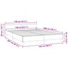 vidaXL Bedframe zonder matras 140x200 cm fluweel zwart