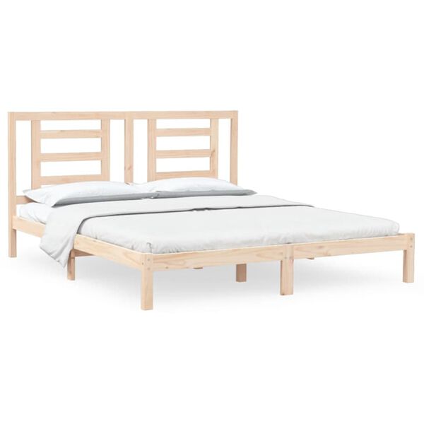 vidaXL Bedframe massief hout 180x200 cm