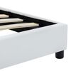 vidaXL Bedframe kunstleer wit 180x200 cm