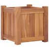 vidaXL Plantenbak verhoogd 30x30x30 cm massief teakhout