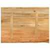 vidaXL Tafelblad met natuurlijke rand 80x60x3,8 cm massief mangohout