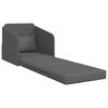 vidaXL Vouwsofa Bed Donkergrijs 65 x 80 x 83 cm Stof