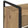 vidaXL Keuken Trolley Artisan Eiken 70 x 30 x 82 cm Bewerkt hout
