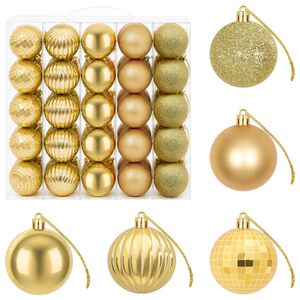 vidaXL Kerstballen set 75 st Goud 6 cm Polystyreen