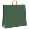 vidaXL Papieren zakken 50 st met hengsels 54x15x49 cm groen