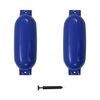 vidaXL Bootstootkussens 2 st 69x21,5 cm PVC blauw