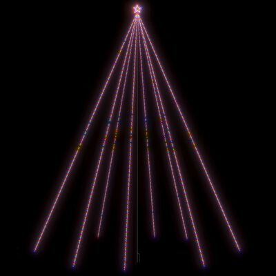 vidaXL Kerstboomverlichting 1300 LED's binnen/buiten 8 m meerkleurig